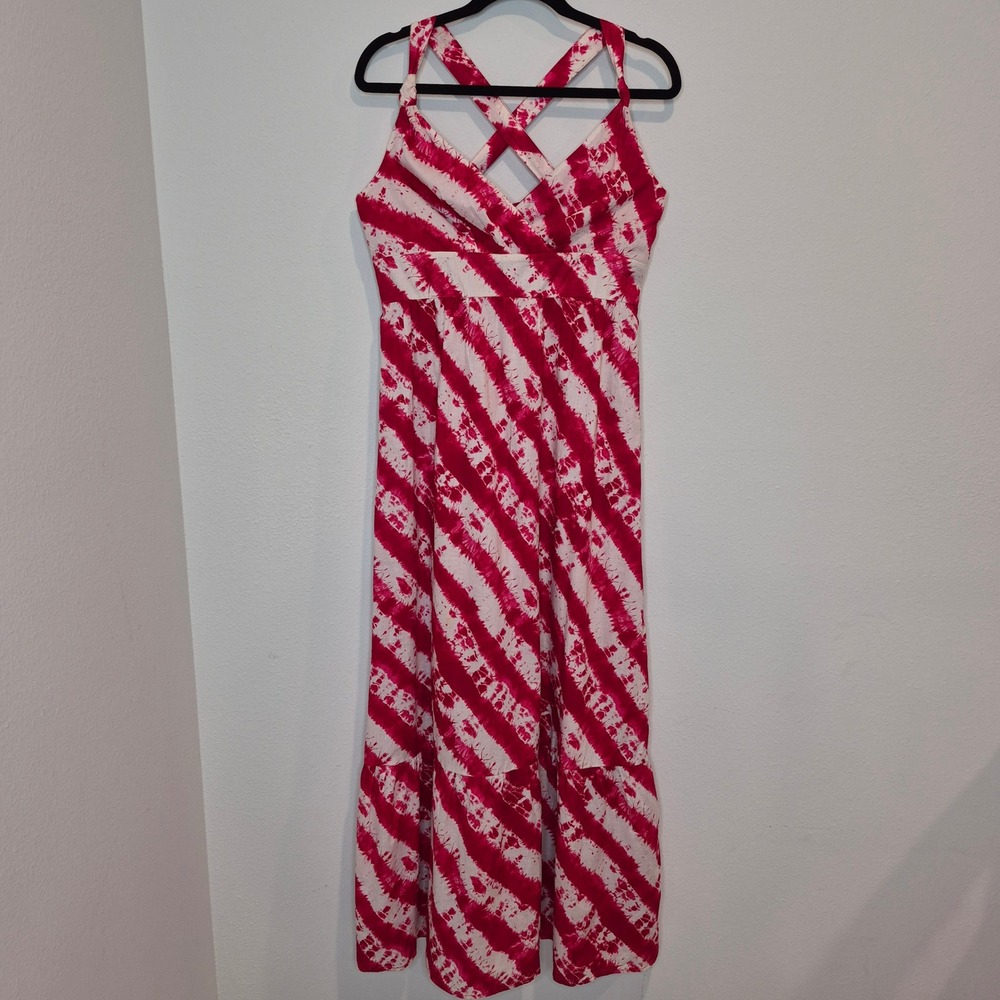 Calypso St. Barth for Target Hot Pink Tie Dye Maxi Dress Maximalist‎ Beachwear 8